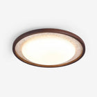 Lyra Natural Stone & Wood Oyster Light