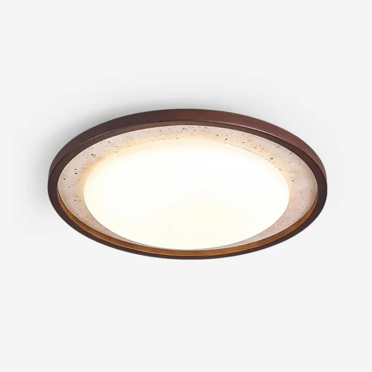 LED Ceiling Light Natural Stone Wood Finish Lyra | ORE | Ore Lighting