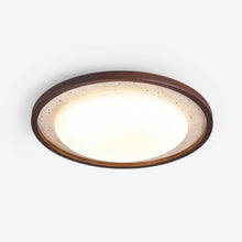 Lyra Natural Stone & Wood Oyster Light