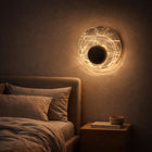 Maru Travertine Stone Wall Sconce