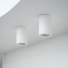 Eon Plaster Surface Mounted Downlight Small in Matt White