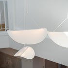 Arca Silk LED Pendant Light Small, Medium, Large in White