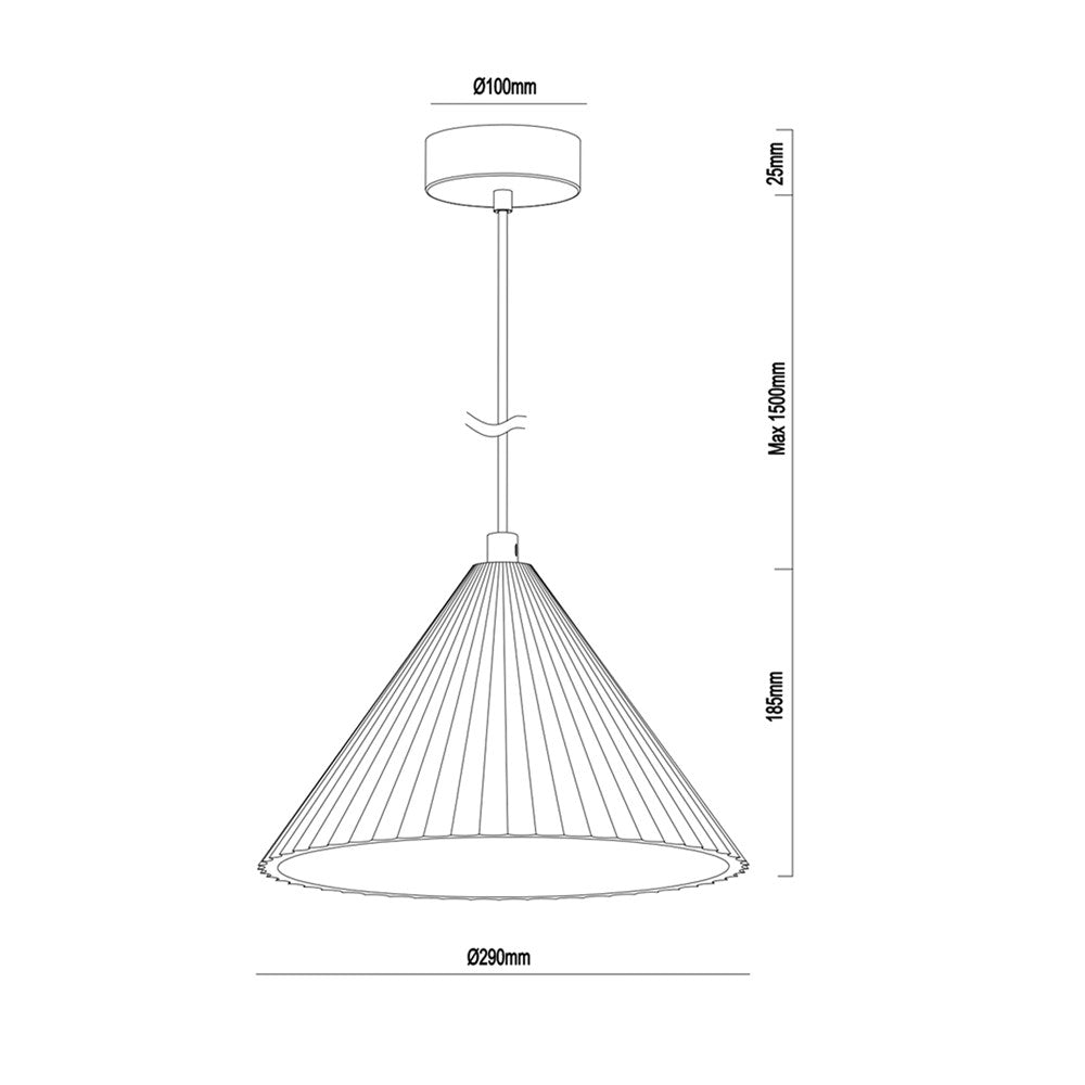 Molten Plaster Pendant Light in Matt White