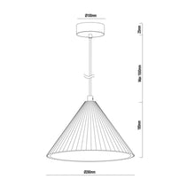 Molten Plaster Pendant Light in Matt White