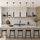 Moss Lava Stone Pendant Light