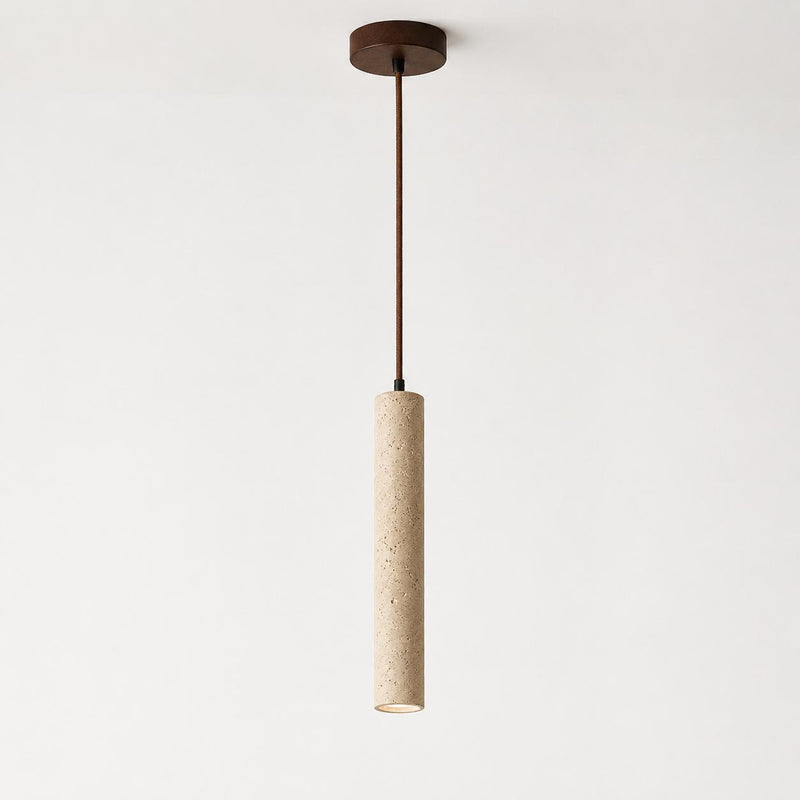 Moss Natural Travertine Pendant Light