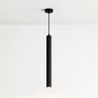 Moss Travertine Pendant Light in Black Stone