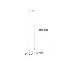 Moss Travertine Up/Down Wall Light in Natural or Black MOS.25113.XX_Dimension