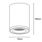 Nero Solid Pure Brass LED Downlight CRI90 Dimmable