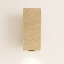 Nest Natural Stone Fixed Down Wall Light Square
