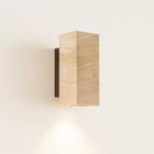 Nest Natural Stone Fixed Down Wall Light Square