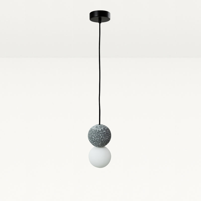Noir Terrazzo Pendant Light in Black