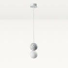 Noir Terrazzo Pendant Light in White