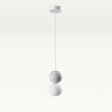 Noir Terrazzo Pendant Light in White