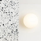 Noir Terrazzo Indoor LED Wall Light in White