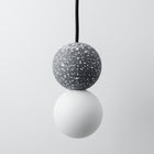 Noir Black Terrazzo Pendant Light