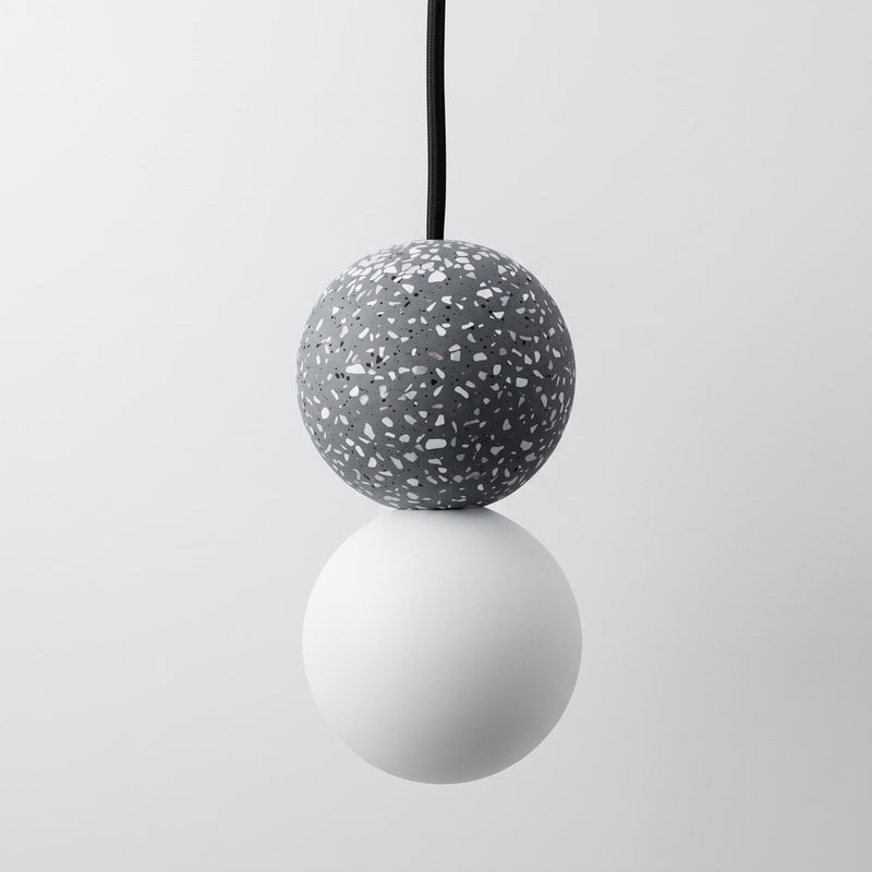 Noir Black Terrazzo Pendant Light