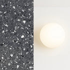 Noir Terrazzo Indoor LED Wall Light in Black