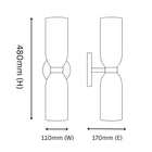 Noren Alabaster Wall Sconce