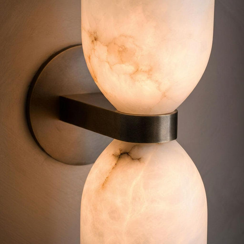 Noren Alabaster Wall Sconce