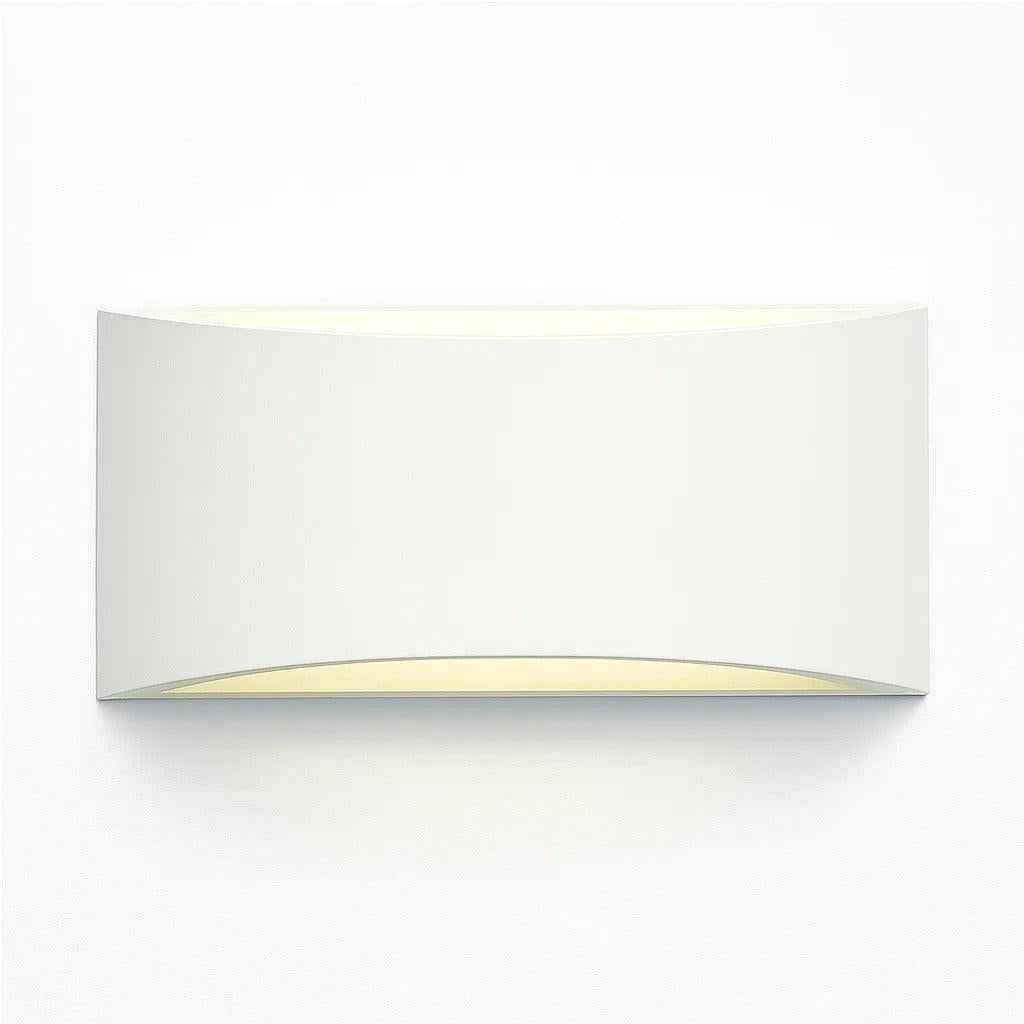 Numa Plaster Up/Down Wall Light in White
