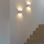 Numa Plaster Up/Down Wall Light in White