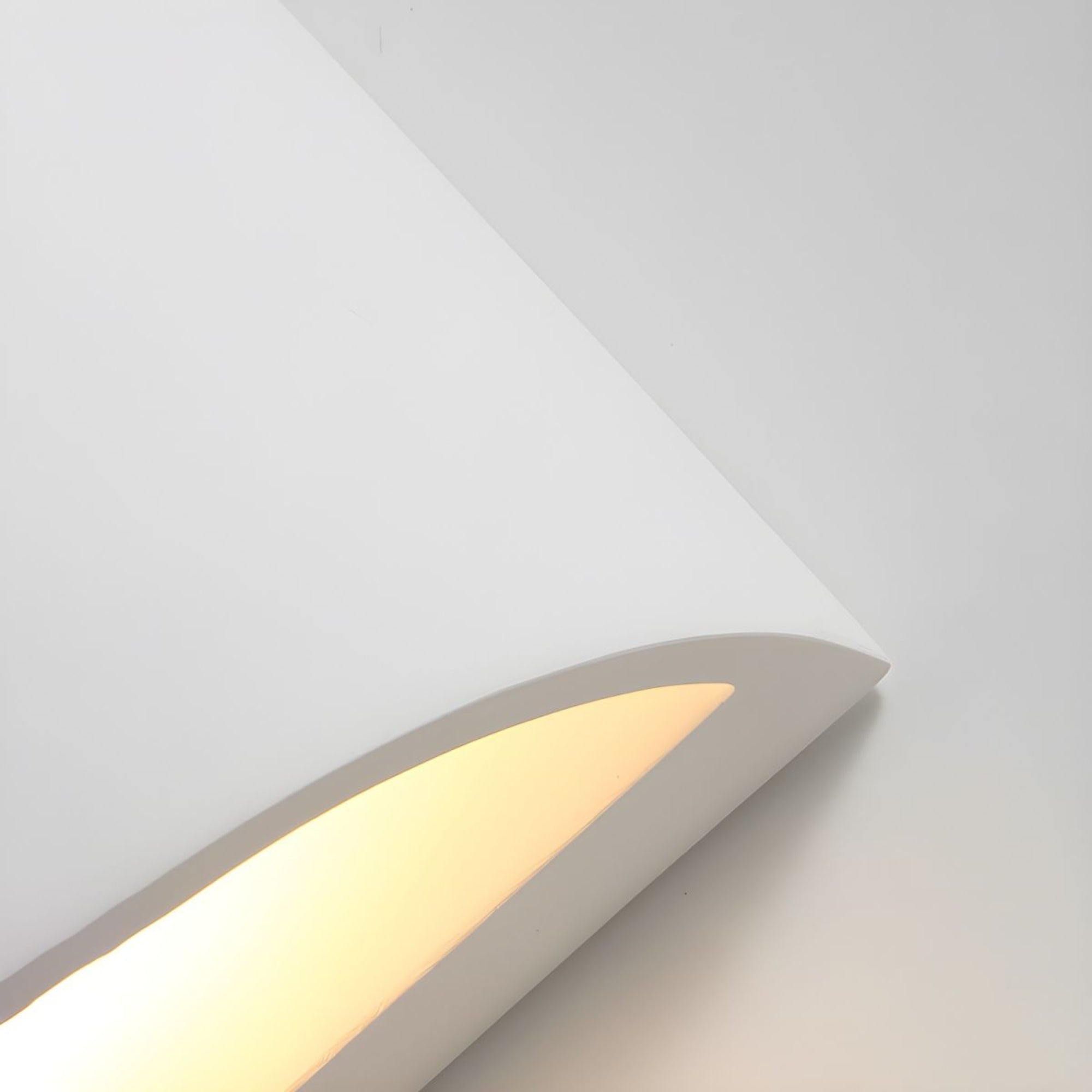 Numa Plaster Up/Down Wall Light in White