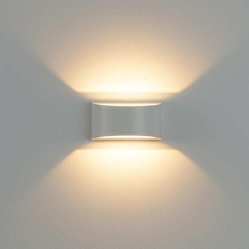 Numa Plaster Up/Down Wall Light in White