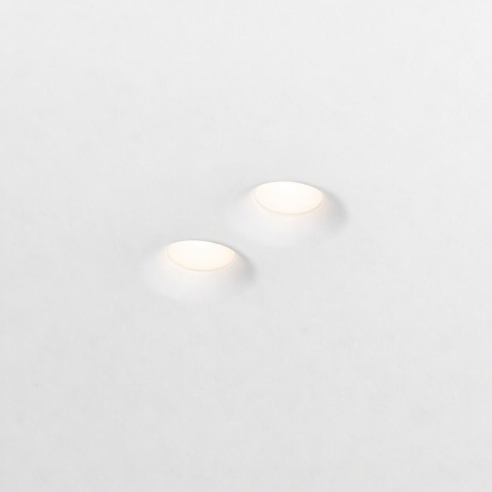 Nura Soop 3D Complete Trimless Plaster Double Downlight IP20 White