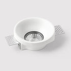 Nura Soop 3D Complete Trimless Plaster Downlight IP20 White at ORE Lighting, Australia