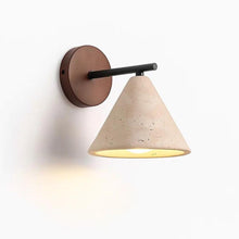 Oasis Travertine Stone Cone Wall Light