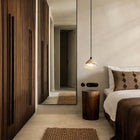 Onda Travertine & Glass Pendant Light