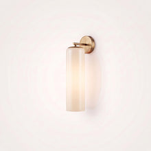 Siena Opal Glass Wall Light in Brass