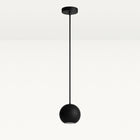 Orbita Gypsum Pendant Light in Black