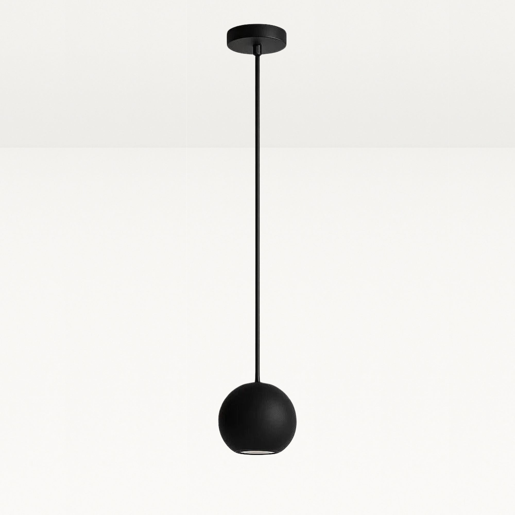 Orbita Gypsum Pendant Light in Black