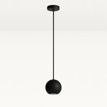 Orbita Gypsum Pendant Light in Black