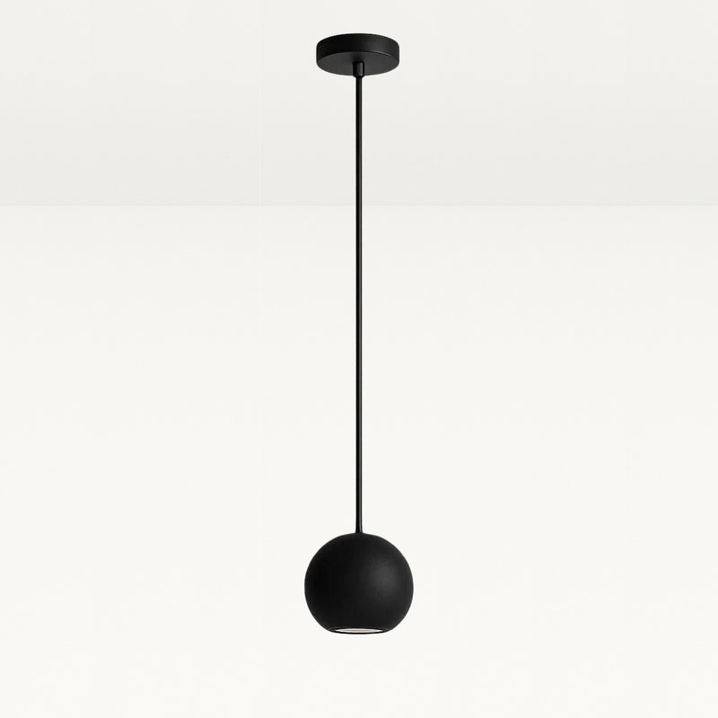 Orbita Gypsum Pendant Light in Black