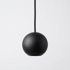 Orbita Black Plaster Pendant Light
