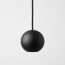 Orbita Black Plaster Pendant Light
