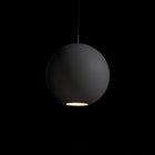 Orbita Gypsum Pendant Light in Black