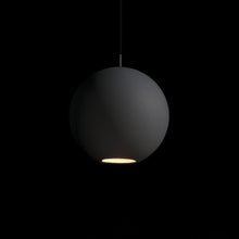 Orbita Gypsum Pendant Light in Black