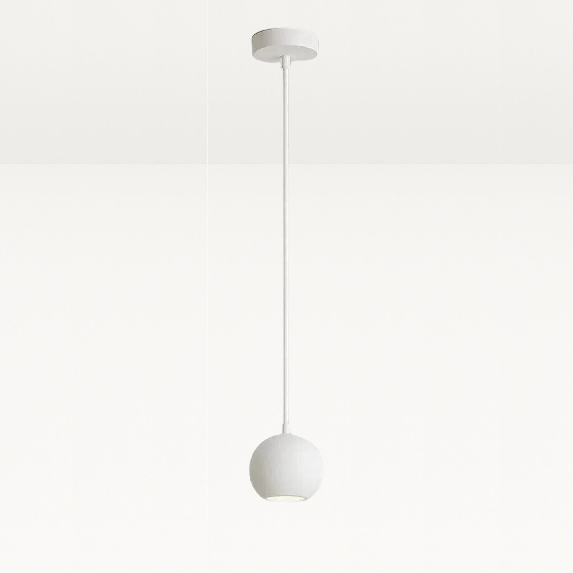 Orbita Gypsum Pendant Light in White