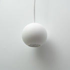 Orbita White Plaster Pendant Light