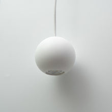 Orbita White Plaster Pendant Light