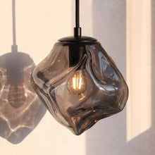 Grotta Black Glass Pendant Light
