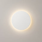 Selene White Plaster Halo Wall Light