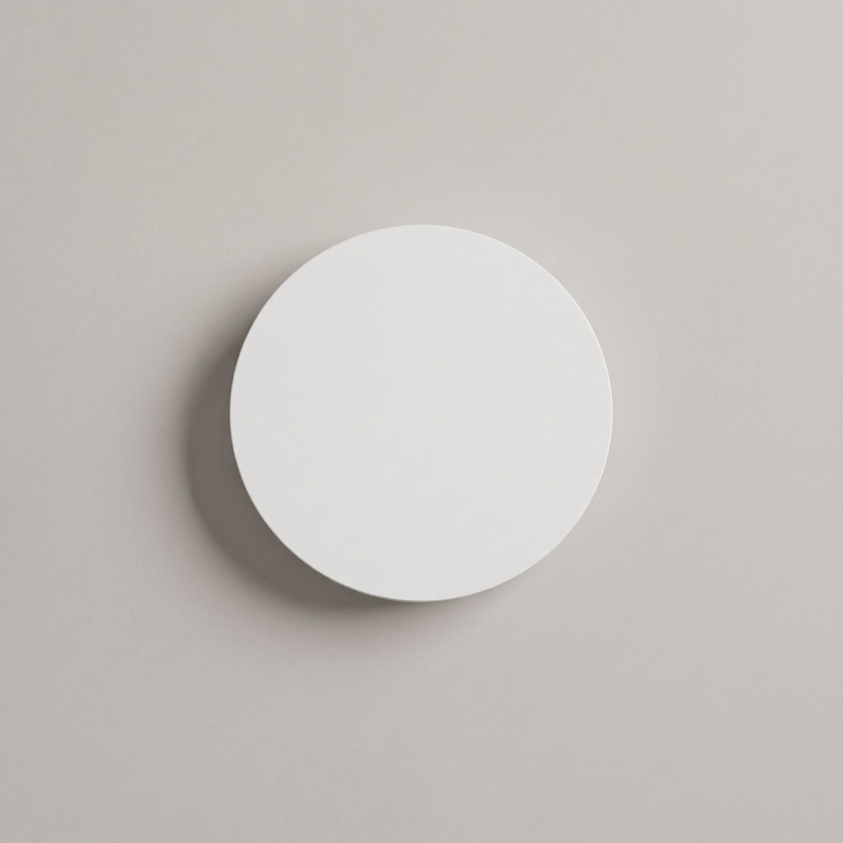 Selene White Plaster Halo Wall Light