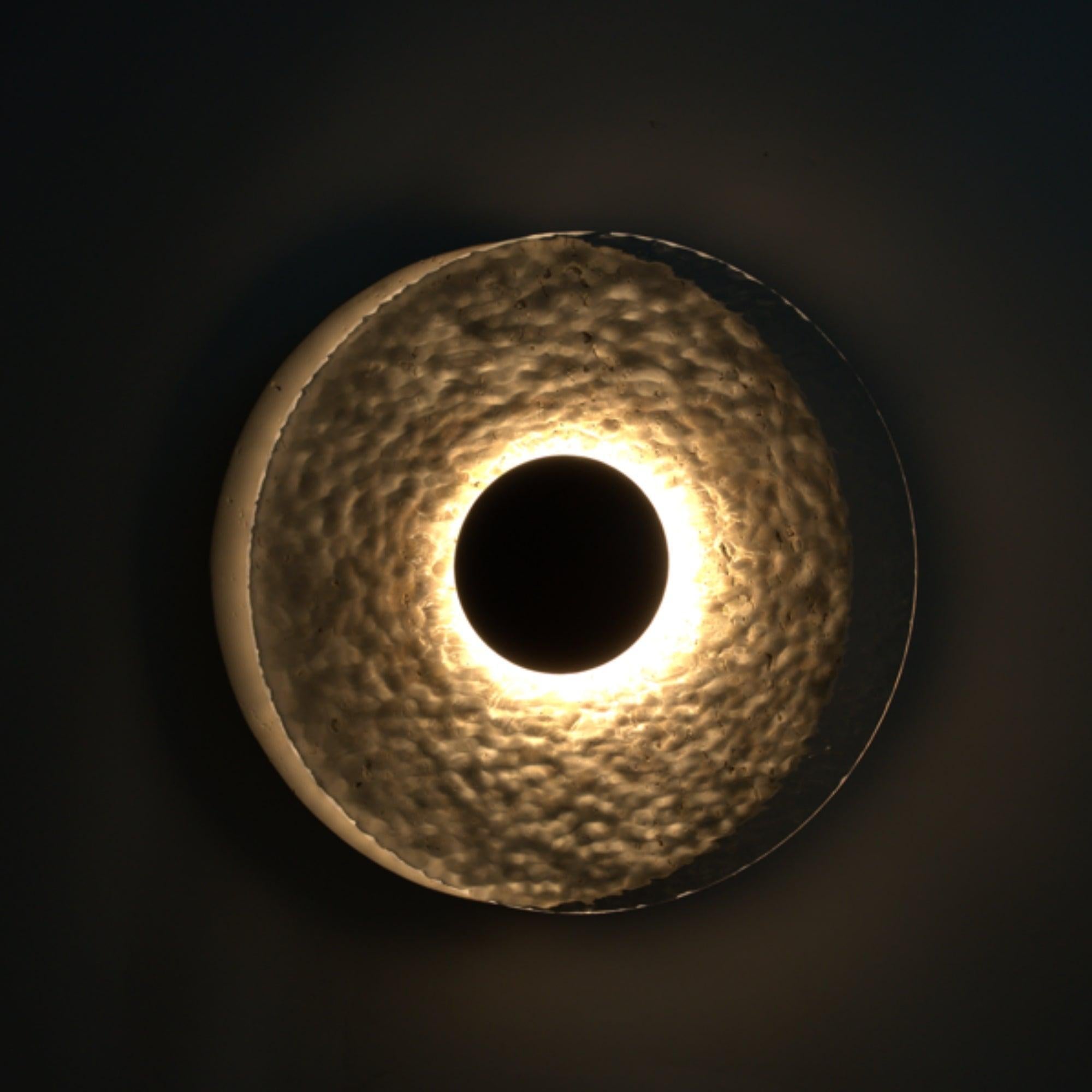 Orris Travertine Wall Sconce