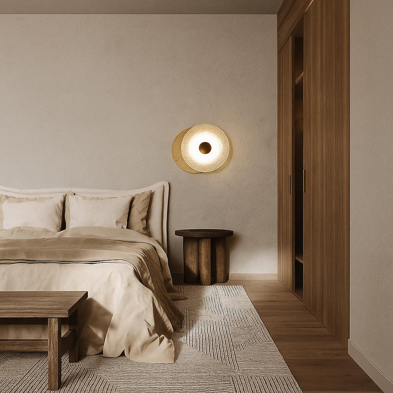 Orris Travertine Wall Sconce