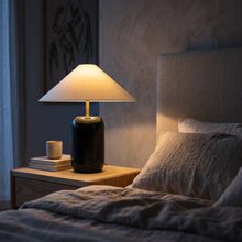 Petra Black Marble Table Lamp